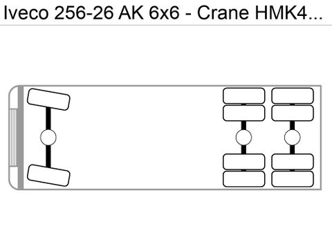 Iveco 256-26 AK 6x6 - Crane HMK420T | CAB Trucks [18]