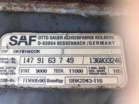 SAF Sets of 3 Traileraxles | CAB Trucks [4]