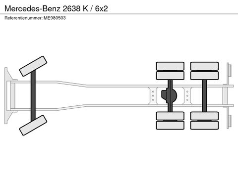 Mercedes-Benz 2638 K / 6x2 | CAB Trucks [10]