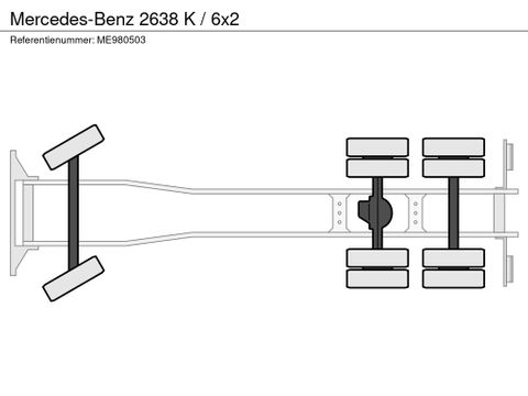 Mercedes-Benz 2638 K / 6x2 | CAB Trucks [28]