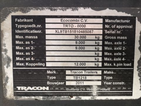 Tracon TB1218 | LZV OPLEGGER | Van der Heiden Trucks [25]