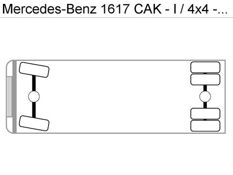 Mercedes-Benz 1617 CAK - I / 4x4 - with Crane | CAB Trucks [7]
