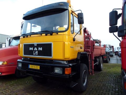 MAN 21.292 FA - 4x4 + CRANE HMF1003K1 | CAB Trucks [1]