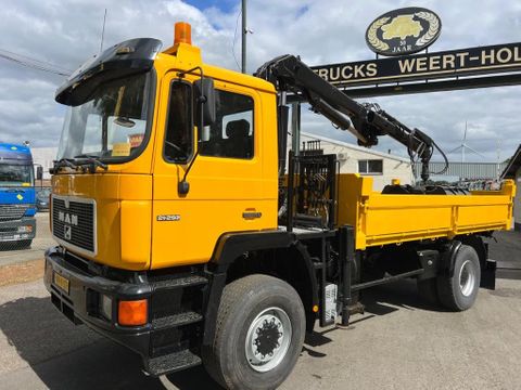 MAN 21.292 FA - 4x4 + CRANE HMF1003K1 - Steel Springs | CAB Trucks [2]