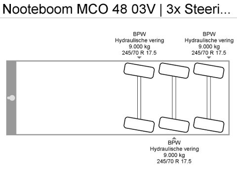 Nooteboom MCO 48 03V | 3x Steering BPW Axles | Extendable | Van der Heiden Trucks [26]