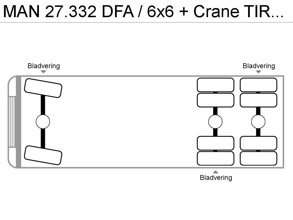 MAN 27.332 DFA / 6x6 + Crane TIRRE Euro120 | CAB Trucks [28]