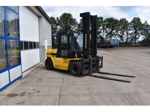 Daewoo DC70 Dikke schep truck 7ton hefvermogen lange lepels | Spapens Machinehandel [3]