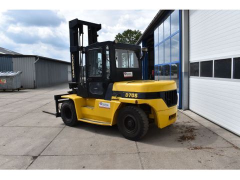 Daewoo DC70 Dikke schep truck 7ton hefvermogen lange lepels | Spapens Machinehandel [4]