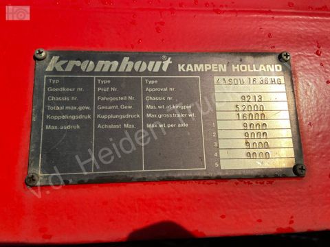 DAF XF105 6x4 + Kromhout Plateau met FASSI F1000XP Kraan | Van der Heiden Trucks [20]