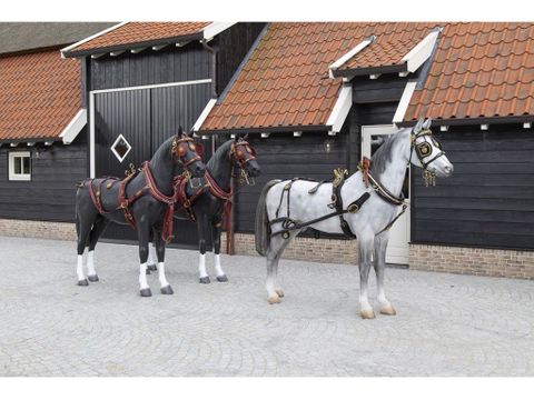 The outstanding tandem harness exhibit at Van der Wiel Harnessmakers, 2012  