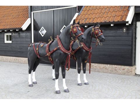 The outstanding tandem harness exhibit at Van der Wiel Harnessmakers, 2012  