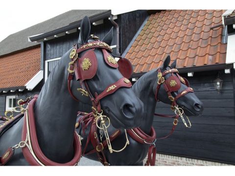 The outstanding tandem harness exhibit at Van der Wiel Harnessmakers, 2012  