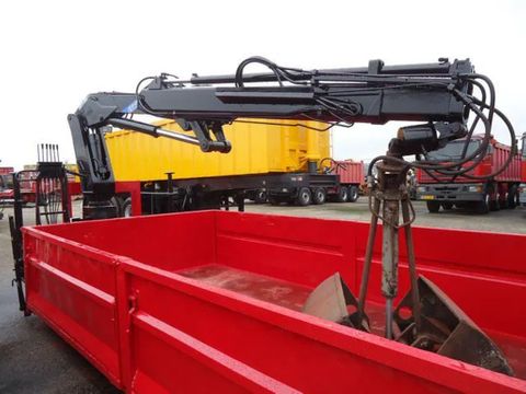 Container Afzetbak - haaksysteem - Kraan EFFER 9600 / Hook system | CAB Trucks [2]