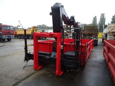 Container Afzetbak - haaksysteem - Kraan EFFER 9600 / Hook system | CAB Trucks [6]