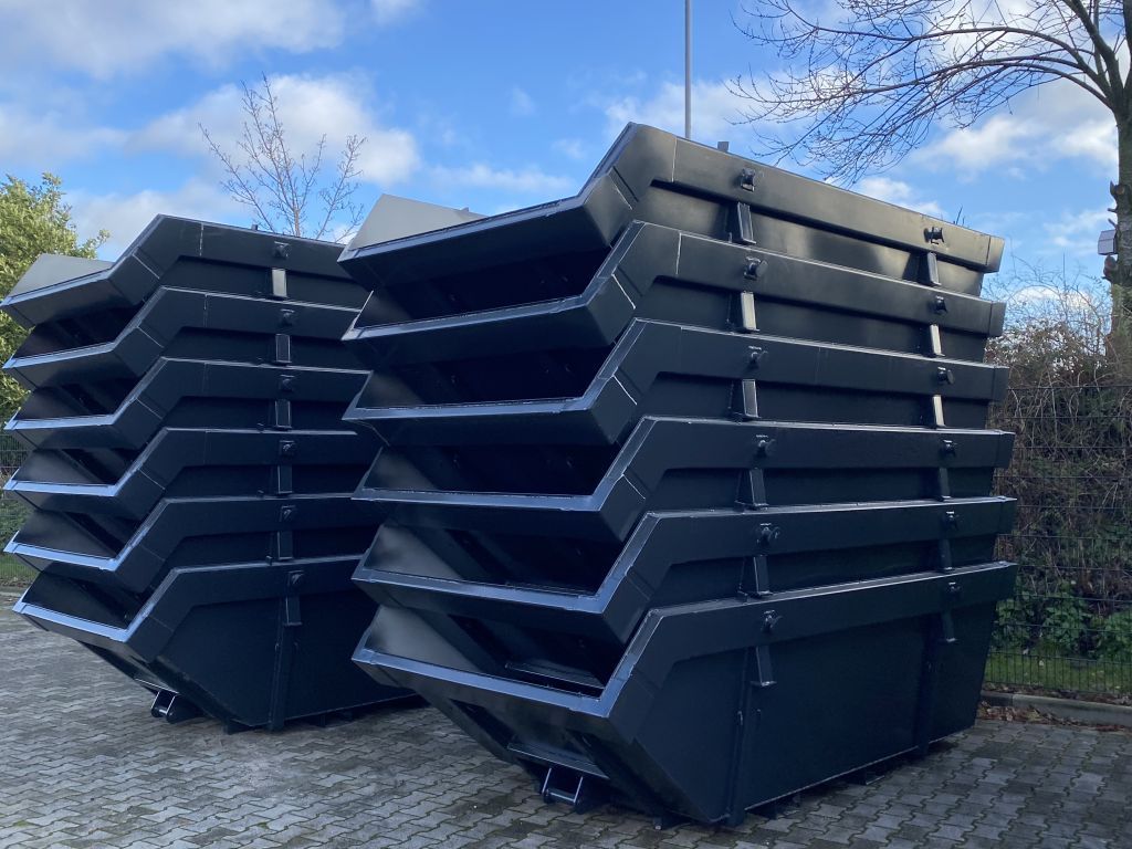 Diversen Nieuwe Portaal containers 6M3 met lepel gaten | Spapens Machinehandel [1]