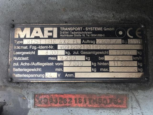 Mafi 4x2 FL Terminal Trekker, TSG-93-L / 40 km | JvD Aanhangwagens & Trailers [14]