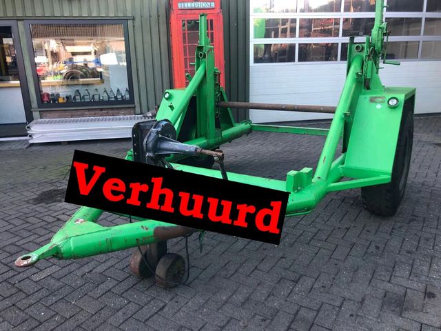 Venrooij Enkelas Haspelwagen Nr.8 - Breedte: 150 cm - Domme Kracht *Verhuurd* | JvD Aanhangwagens & Trailers [1]