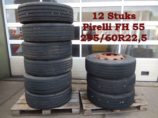 Pirelli FH 55 Band & Velg 295/60R22,5 12 Stuks | JvD Aanhangwagens & Trailers [1]