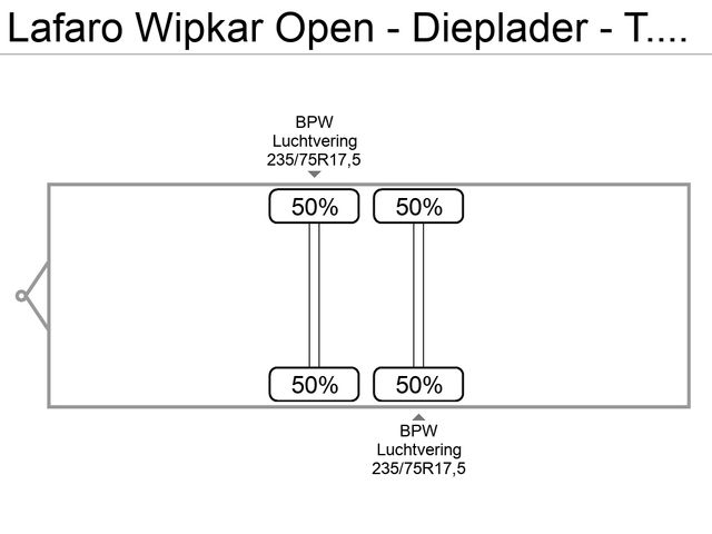 Lafaro Wipkar Open - Dieplader - T.b.v. Langzaam Verkeer Open | JvD Aanhangwagens & Trailers [7]