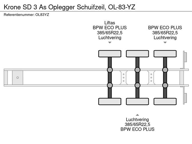 Krone SD 3 As Oplegger Schuifzeil, OL-83-YZ | JvD Aanhangwagens & Trailers [19]