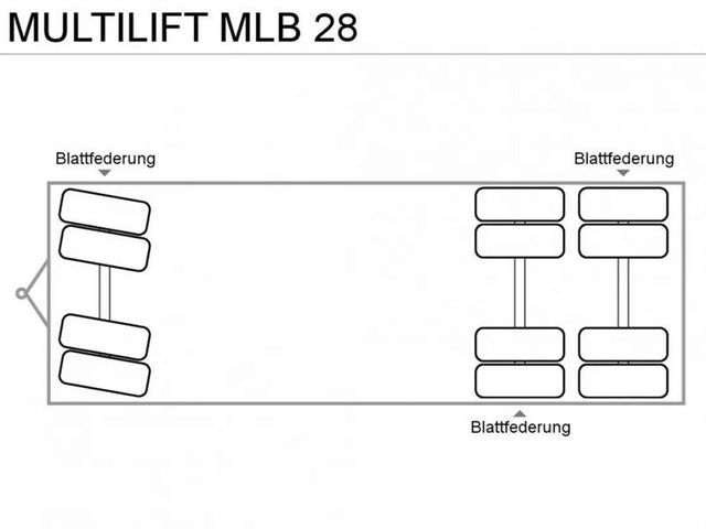 MULTILIFT MLB 28 3 As Vrachtwagen Aanhangwagen T.b.v. laadbakken, WF-13-NZ | JvD Aanhangwagens & Trailers [14]