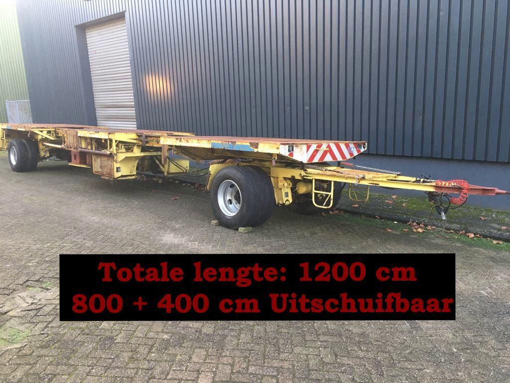 A vendre: EKW As Vrachtwagen Aanhangwagen Open - Uitschuifbaar: 4 mtr, LLG-56-Z - km | JvD Aanhangwagens &