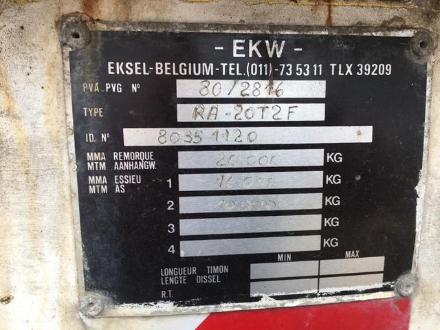 EKW 2 As Vrachtwagen Aanhangwagen Open - Uitschuifbaar: 4 mtr, LLG-56-Z - 40 km | JvD Aanhangwagens & Trailers [29]