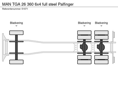 MAN TGA 26 360 6x4  full steel Palfinger | MD Trucks [13]