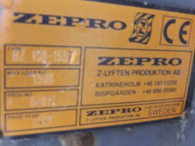 Diversen Zepro BZ 150-155T Achtersluit Laadklep | JvD Aanhangwagens & Trailers [5]