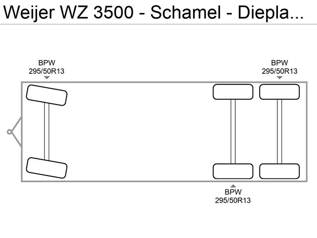 Weijer WZ 3500 - Schamel - Dieplader Aanhangwagen Open WD-GG-98 | JvD Aanhangwagens & Trailers [19]