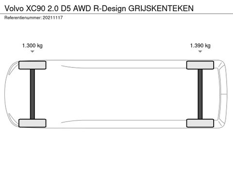 Volvo XC90 2.0 D5 AWD R-Design  GRIJSKENTEKEN | Spapens Machinehandel [17]