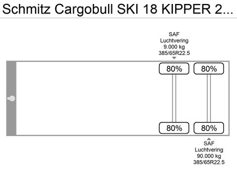 Schmitz Cargobull SKI 18  KIPPER 24m3  4.780 KG GERMAN REGISTRATION TOPCONDITION | Hulleman Trucks [20]