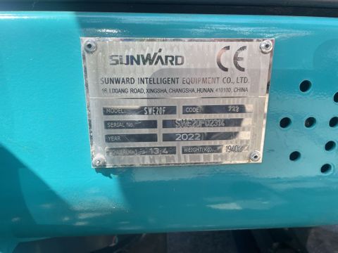 Sunward SWE20F Graafmachine Nieuw 3 Bakken Snelwissel + Extra functie Uit Voorraad Leverbaar | Van Nierop BV [7]