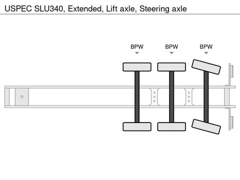 USPEC SLU340, Extended, Lift axle, Steering axle | Truckcenter Apeldoorn [8]