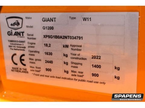 Giant G1200 DEMO Lease V/A € 350,-pm Uit voorraad leverbaar | Spapens Machinehandel [16]