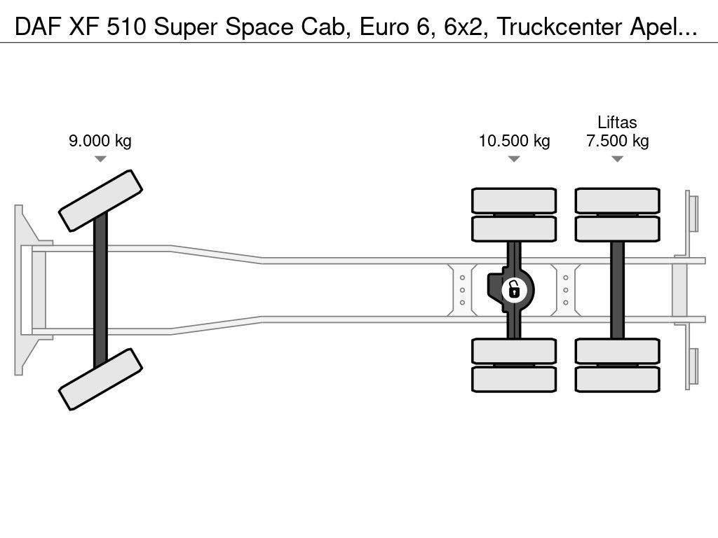 DAF Super Space Cab, Euro 6, 6x2, Truckcenter Apeldoorn | Truckcenter Apeldoorn [9]