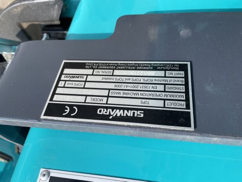 Sunward SWE08B Graafmachine Nieuw Joysticks 3 Bakken Extra functie Uit Voorraad Leverbaar | Van Nierop BV [18]