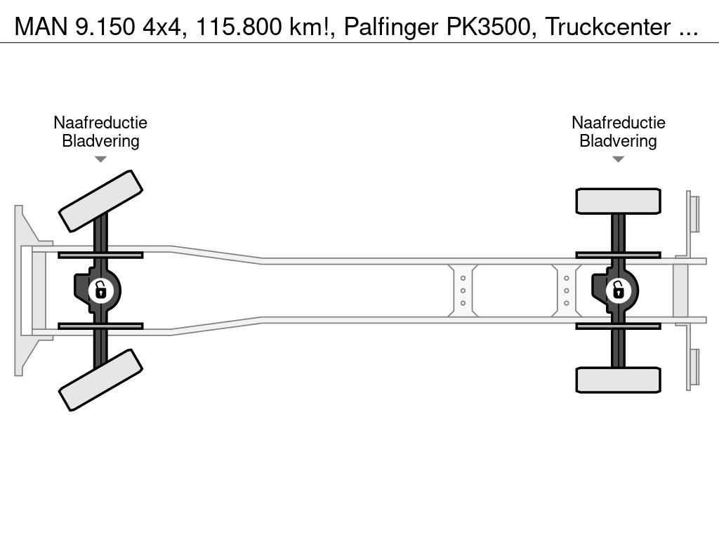 MAN 4x4, 115.800 km!, Palfinger PK3500, Truckcenter Apeldoorn | Truckcenter Apeldoorn [11]
