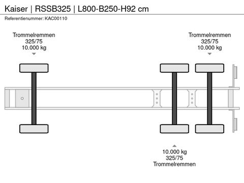 Kaiser Kaiser | RSSB325 | L800-B250-H92 cm | Van der Heiden Trucks [11]