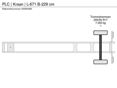 PLC PLC | Kraan | L-671 B-229 cm | Van der Heiden Trucks [15]