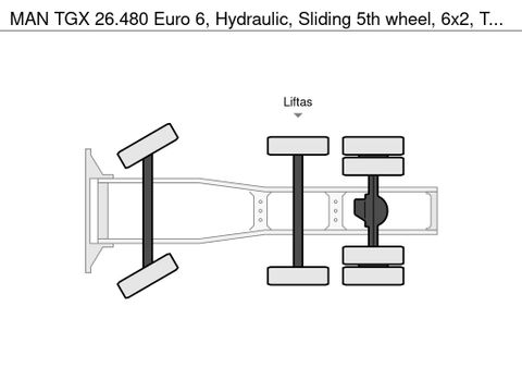 MAN Euro 6, Hydraulic, Sliding 5th wheel, 6x2, Truckcenter Apeldoorn | Truckcenter Apeldoorn [13]