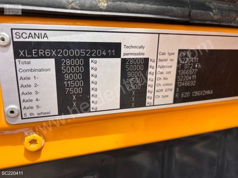 Scania R 620 V8 6X2 | Retarder | Van der Heiden Trucks [11]