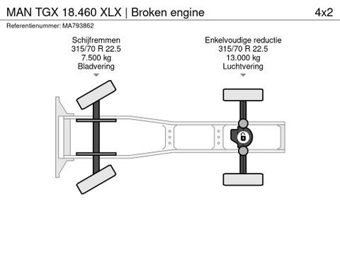 MAN TGX 18.460 XLX | Broken engine | Van der Heiden Trucks [21]