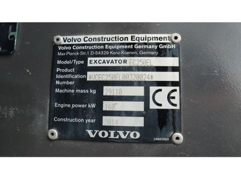 Volvo
EC 250 EL | QUICK COUPLER | BUCKET | Hulleman Trucks [20]