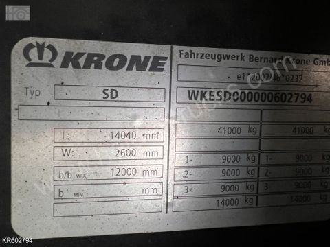 Krone SD Cool Liner | Carrier Vector 1950Mt | 1340x250x270 | APK | Van der Heiden Trucks [5]