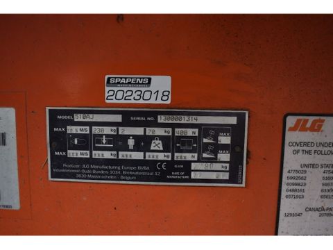 JLG Knikarm hoogwerker 510AJ | Spapens Machinehandel [8]