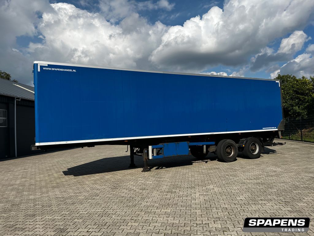 Samro Gesloten 2 assige trailer met laadklep | Spapens Machinehandel [1]