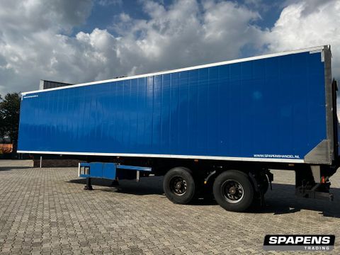 Samro Gesloten 2 assige trailer met laadklep | Spapens Machinehandel [5]