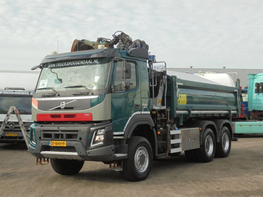 Volvo FMX 500 6x6 Euro 6 for sale, Tipper, 72500 EUR - 5407670