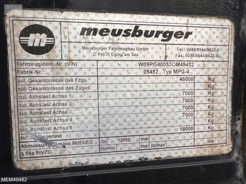 Meusenburger MPG-4 Tieflader | Verbreiterbar | Lenkachsen | Van der Heiden Trucks [6]